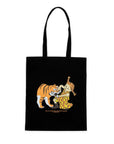 Pippi Tiger Cotton Tote Bag