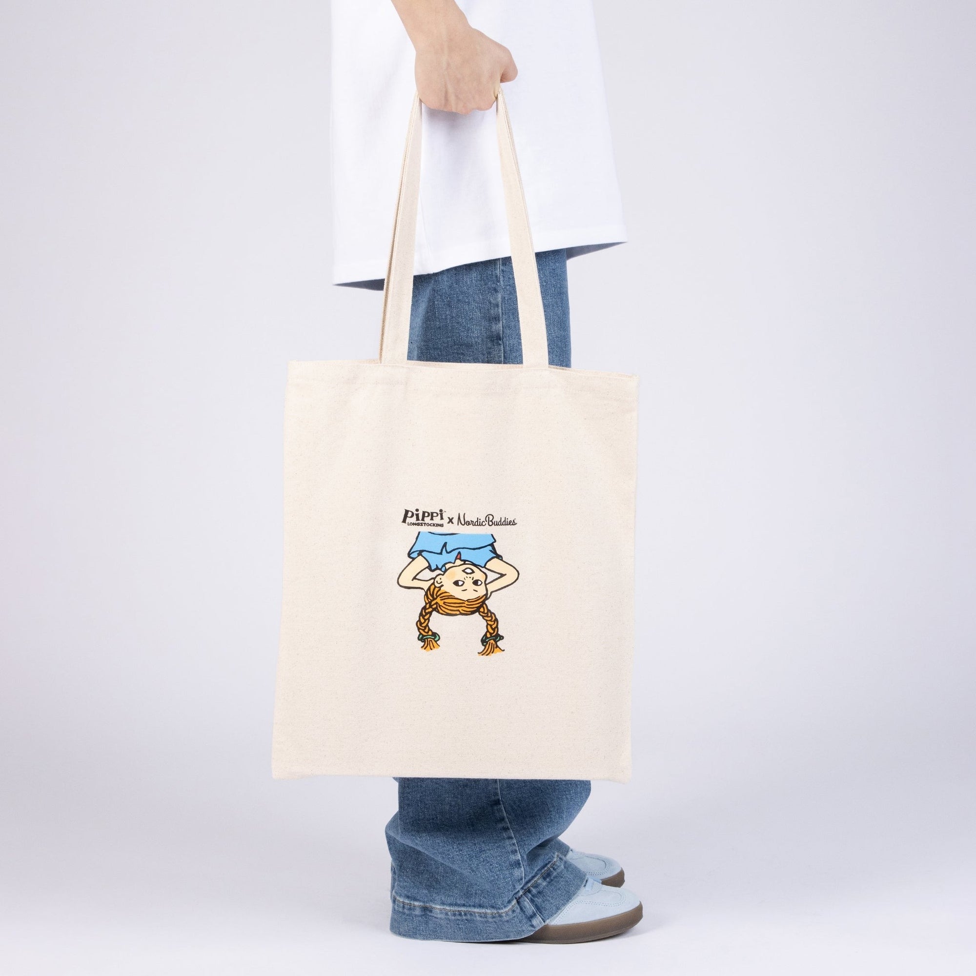Upside Down Cotton Canvas Tote Bag