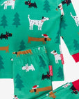 Premium Organic Christmas Pajamas for Kids with Festive Print - Soft GOTS-Certified Cotton Holiday Sleepwear by Toby Tiger at brixbailey.com