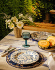 Atlántico Iraca Woven Placemat, Blue - Set of 4