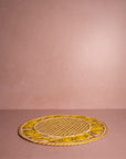 Atlántico Iraca Woven Placemats, Yellow Set of 4