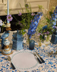 Blue Garland Placemats - Set of 4