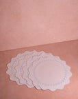 Blue Garland Placemats - Set of 4