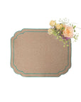 Hortensia Brown and Green Placemats - Set of 4