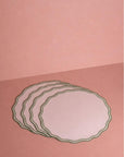 Smart Green Trim Placemats - Set of 4