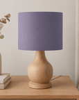Plain Aubergine Lampshade – Handmade UK, Purple Ceiling or Table Lamp Shade | Made to Order