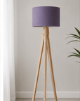 Plain Aubergine Lampshade – Handmade UK, Purple Ceiling or Table Lamp Shade | Made to Order