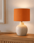 Plain Burnt Orange Lampshade – Handmade UK Ceiling or Table Lamp Shade | Made to Order