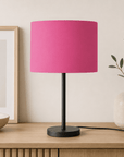 Plain Cerise Pink Lampshade – Handmade UK, Ceiling or Table Lamp Shade | Made to Order