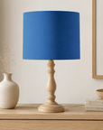 Plain Cobalt Blue Lampshade – Handmade UK, Ceiling or Table Lamp Shade | Made to Order
