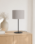 Plain Dove Grey Lampshade – Handmade UK, Ceiling or Table Lamp Shade | Made to Order