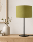 Plain Olive Green Lampshade – Handmade UK, Ceiling or Table Lamp Shade | Made to Order