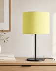 Plain Pale Lemon Lampshade – Handmade UK, Ceiling or Table Lamp Shade | Made to Order