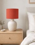 Plain Rust Red Lampshade – Handmade UK, Ceiling or Table Lamp Shade | Made to Order