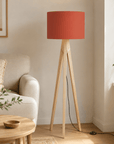 Plain Rust Red Lampshade – Handmade UK, Ceiling or Table Lamp Shade | Made to Order