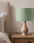 Plain Sage Green Lampshade – Handmade UK, Ceiling or Table Lamp Shade | Made to Order
