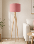 Plain Terracotta Pink Lampshade – Handmade UK, Ceiling or Table Lamp Shade | Made to Order