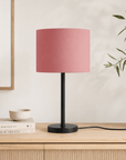 Plain Terracotta Pink Lampshade – Handmade UK, Ceiling or Table Lamp Shade | Made to Order