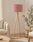 Plain Terracotta Pink Lampshade – Handmade UK, Ceiling or Table Lamp Shade | Made to Order