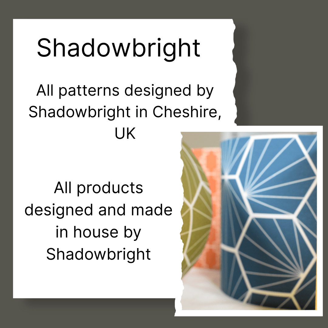 Plain Rust Red Lampshade – Handmade UK, Ceiling or Table Lamp Shade | Made to Order