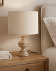 Plain Warm Sand Lampshade – Handmade UK, Beige Ceiling or Table Lamp Shade | Made to Order