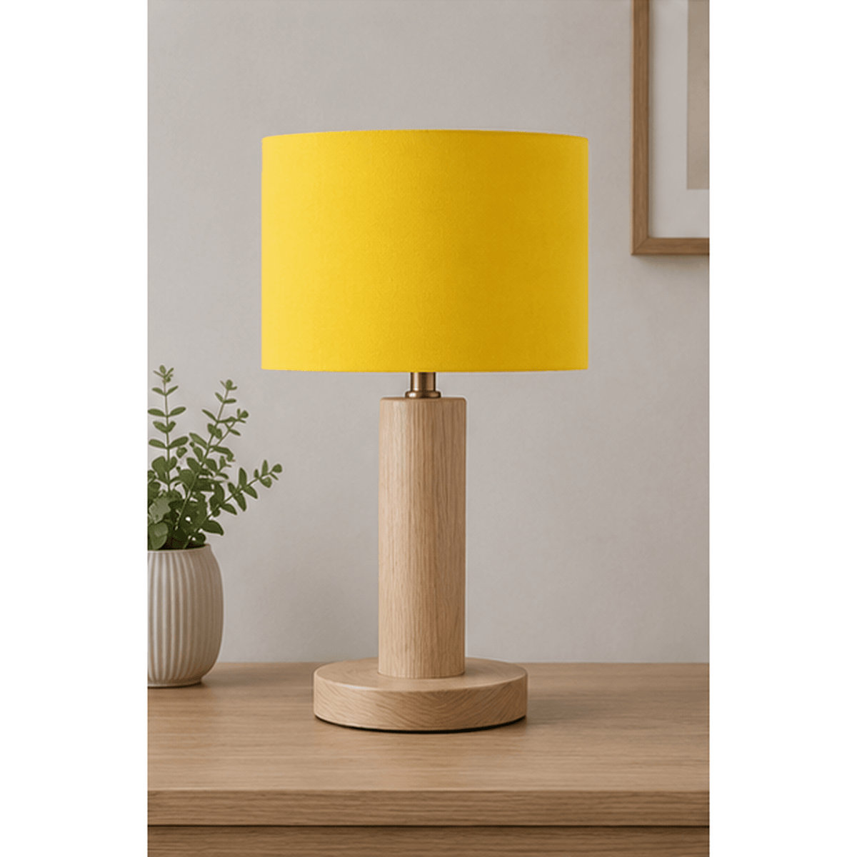Plain Yellow Lampshade – Handmade UK, Ceiling or Table Lamp Shade | Made to Order