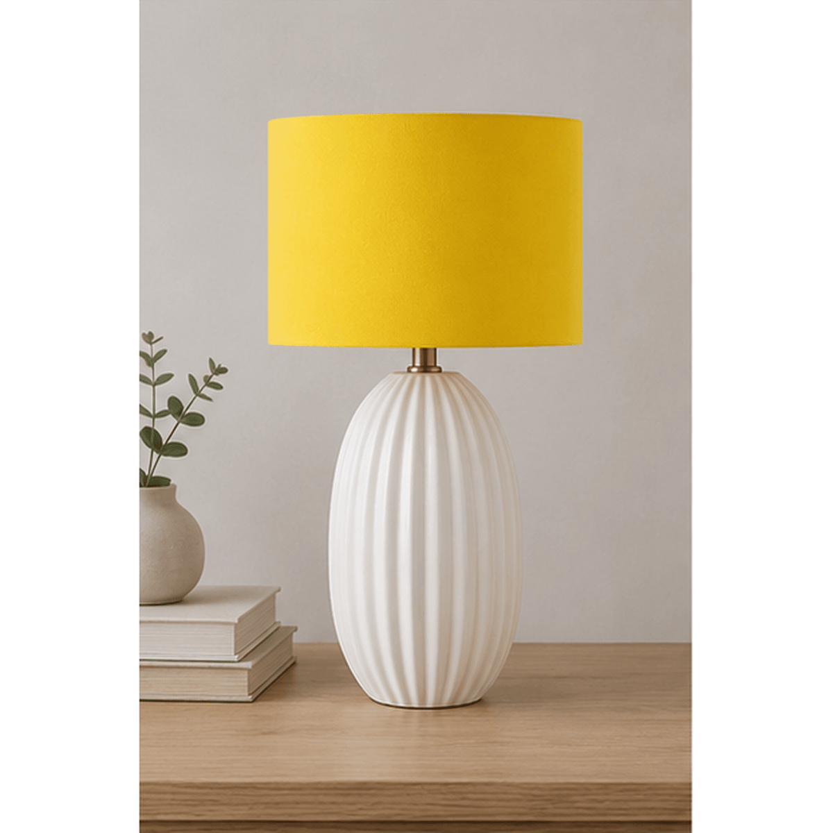 Plain Yellow Lampshade – Handmade UK, Ceiling or Table Lamp Shade | Made to Order