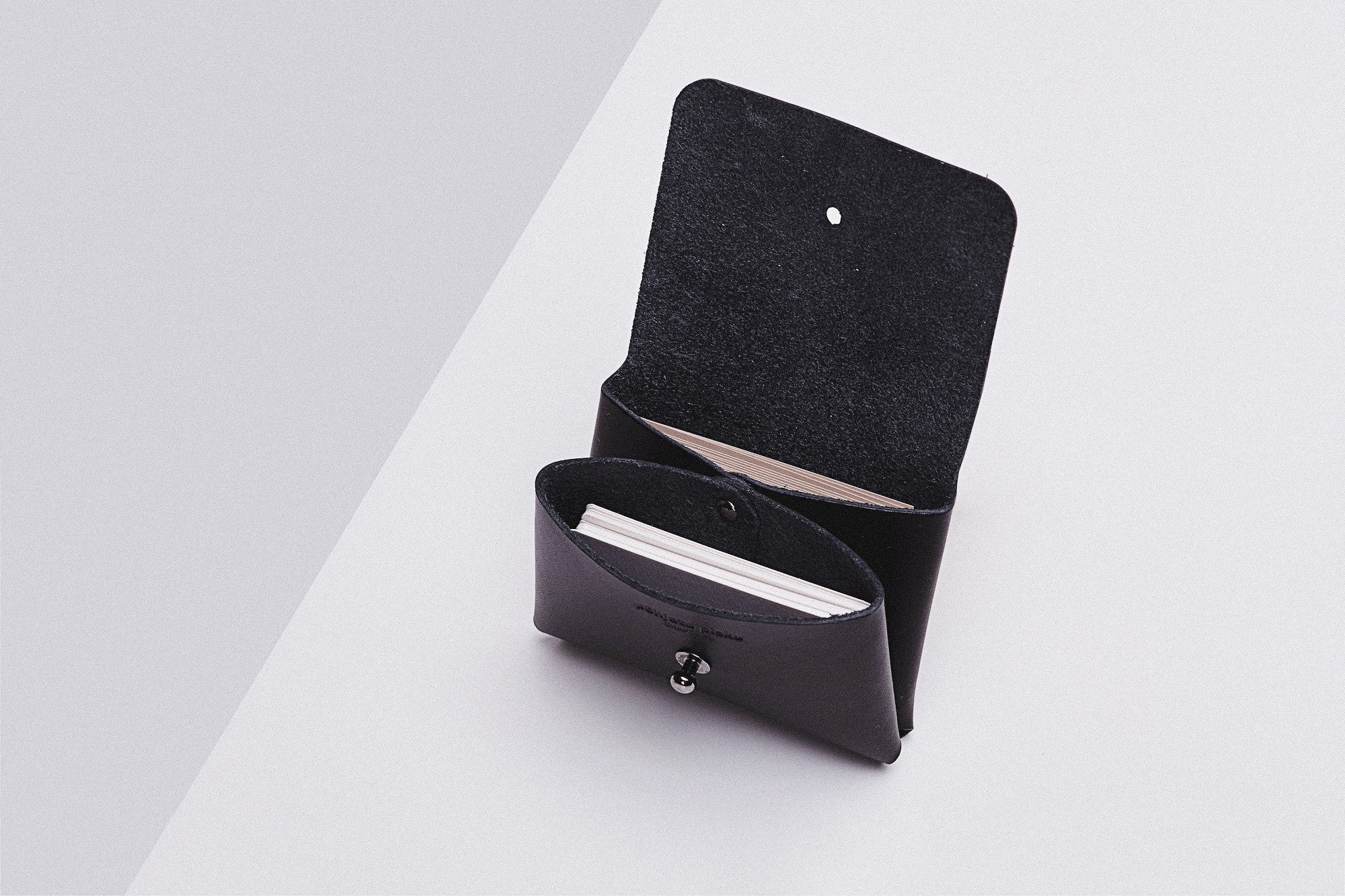 Deep Pouchie Leather Wallet with Strap Option