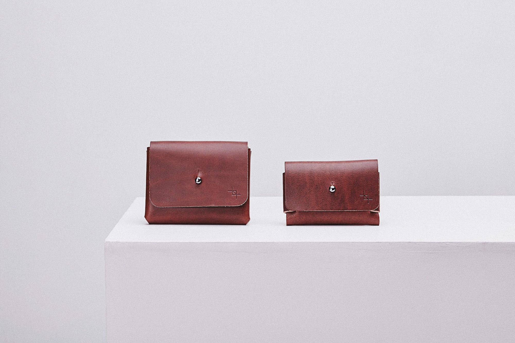 Deep Pouchie Leather Wallet with Strap Option