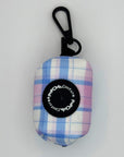 Poo Bag Holder - Pink Tartan