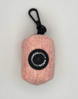 Poo Bag Holder - Tweed Pink