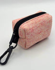 Poo Bag Holder - Tweed Pink