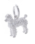 Poodle Silver Dog Charm
