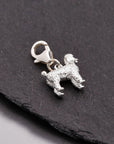 Poodle Silver Dog Charm