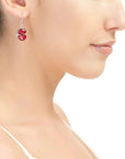 Poppy Earrings Oval Drop