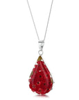 Poppy Teardrop Large Pendant Necklace