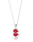 Poppy Oval Pendant Necklace