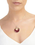 Poppy Round Pendant Necklace