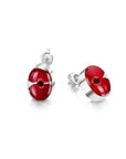 Poppy Earrings Oval Stud