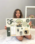 Portable baby sensory busy board (30×40 cm)