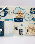 Portable baby sensory busy board (30×40 cm)