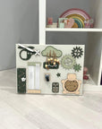 Portable baby sensory busy board (30×40 cm)