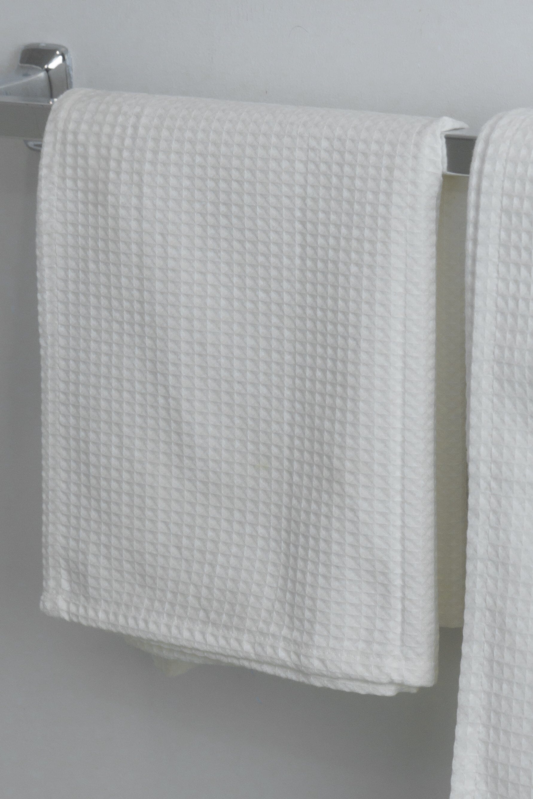 Organic Cotton Waffle Bathroom Towels-9