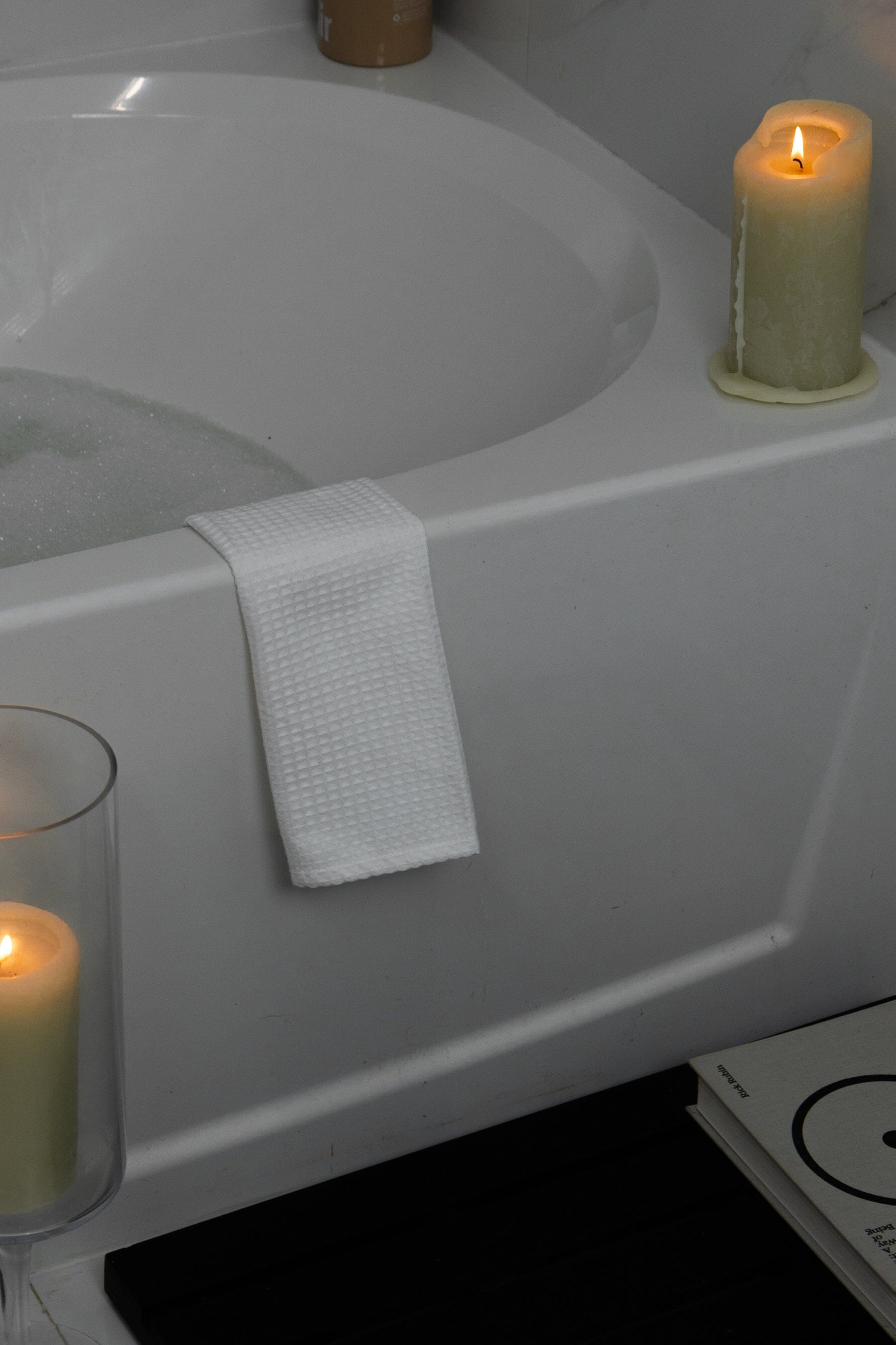 Organic Cotton Waffle Bathroom Towels-4