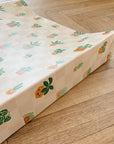 Anti-Roll Wedge Baby Changing Mat - Pot Plants