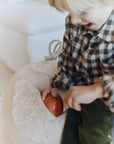 Handmade Chicken Pouf for Kids Room