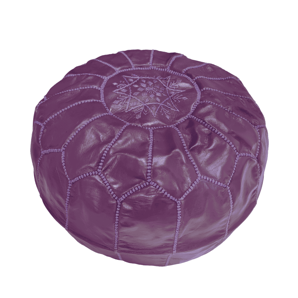 Leather Poufs Ottomans