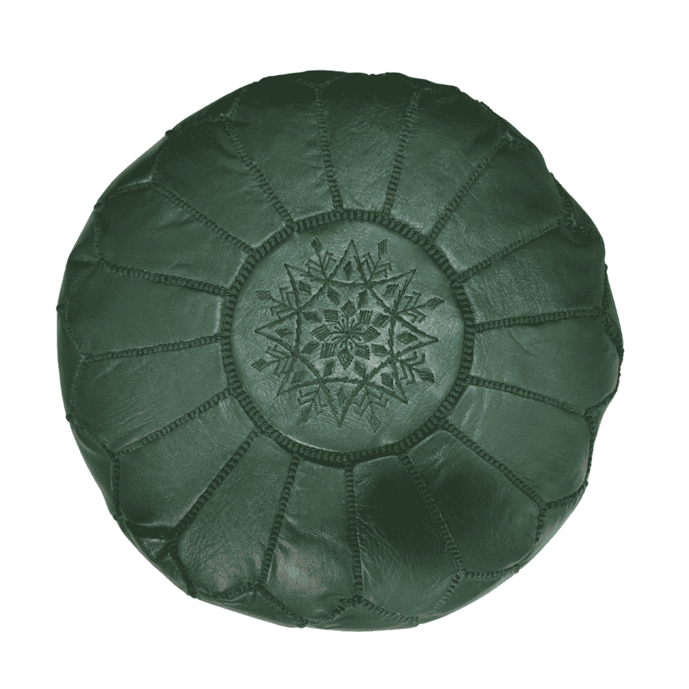 Leather Poufs Ottomans