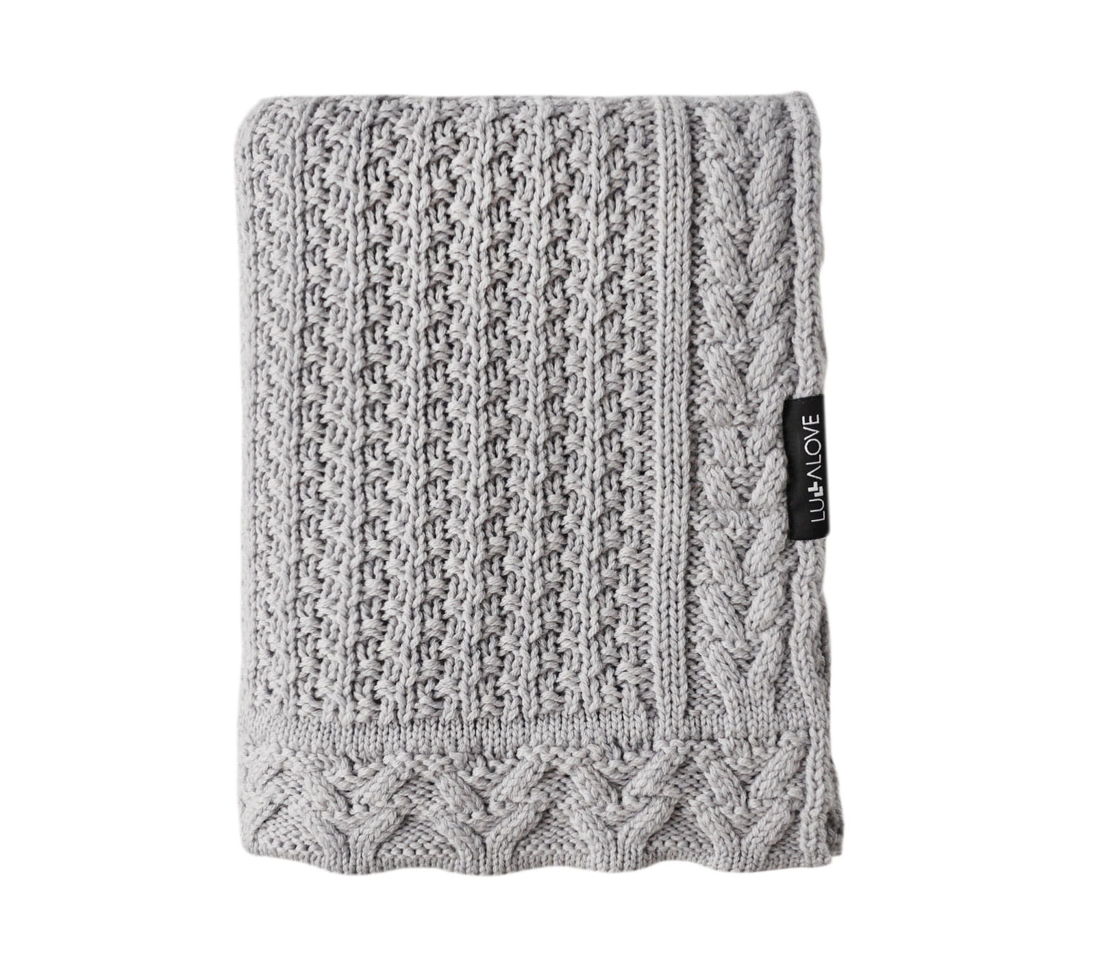 Ultra-Warm 100% Merino Wool Baby Blanket - Soft, Breathable & Moisture-Wicking for Winter by Lullalove UK at brixbailey.com
