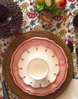 Pretty In Pink Scalloped Nibbles Bowl - Set of 4